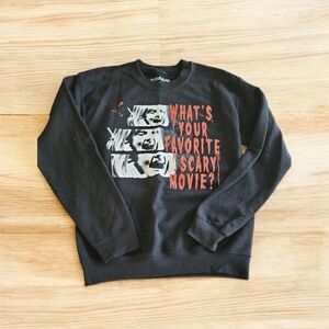 SCREAM SM "What's Your Favorite Scary Movie" Ghostface Pullover Sweater